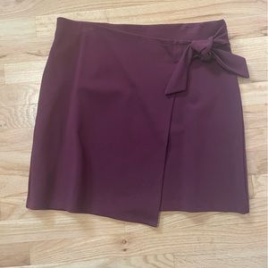 Faux wrap skirt